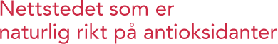 Antioksidanter.no
